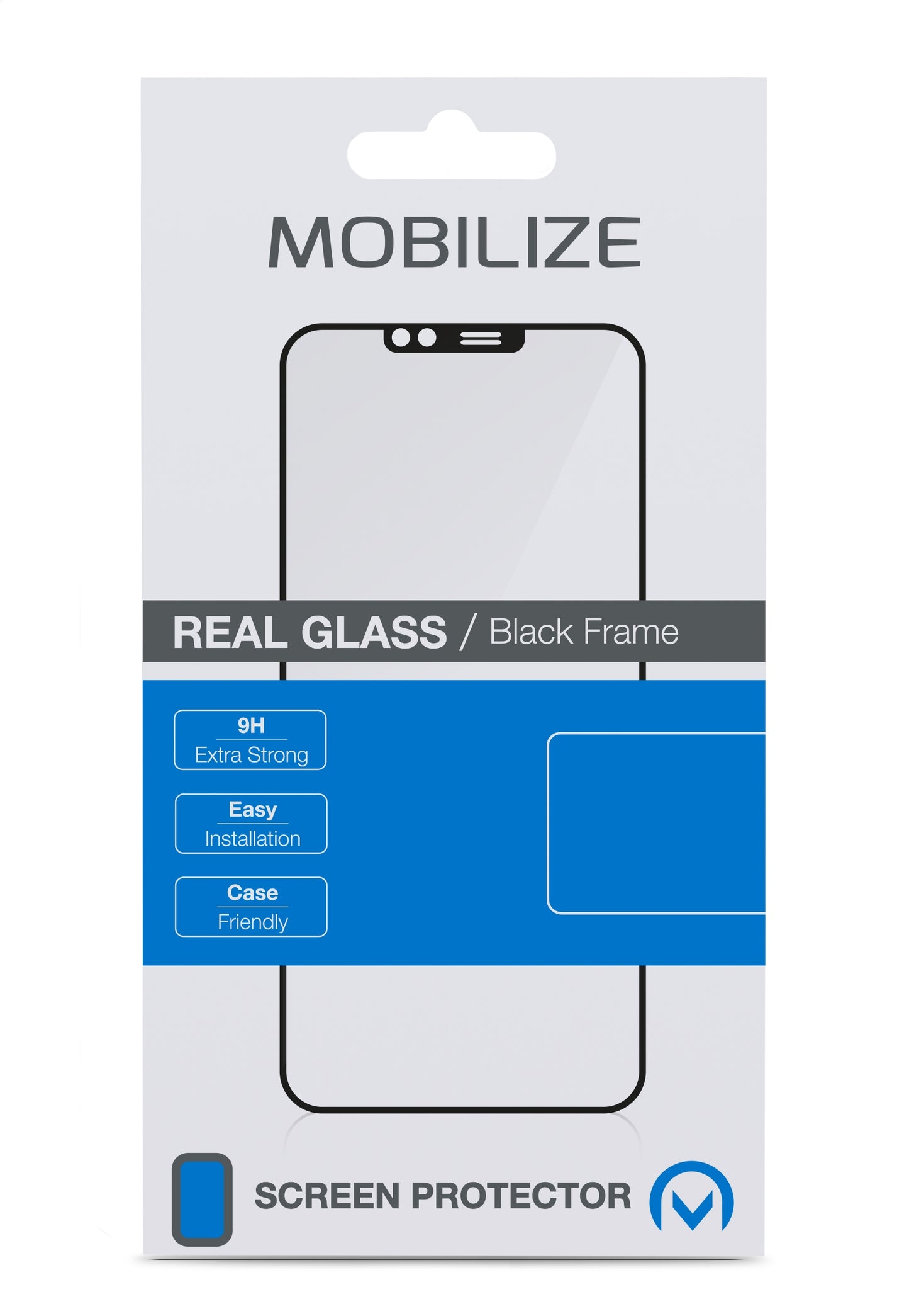 Mobilize Edge-To-Edge Glass Screen Protector Google Pixel 7 Pro Black Edge Glue