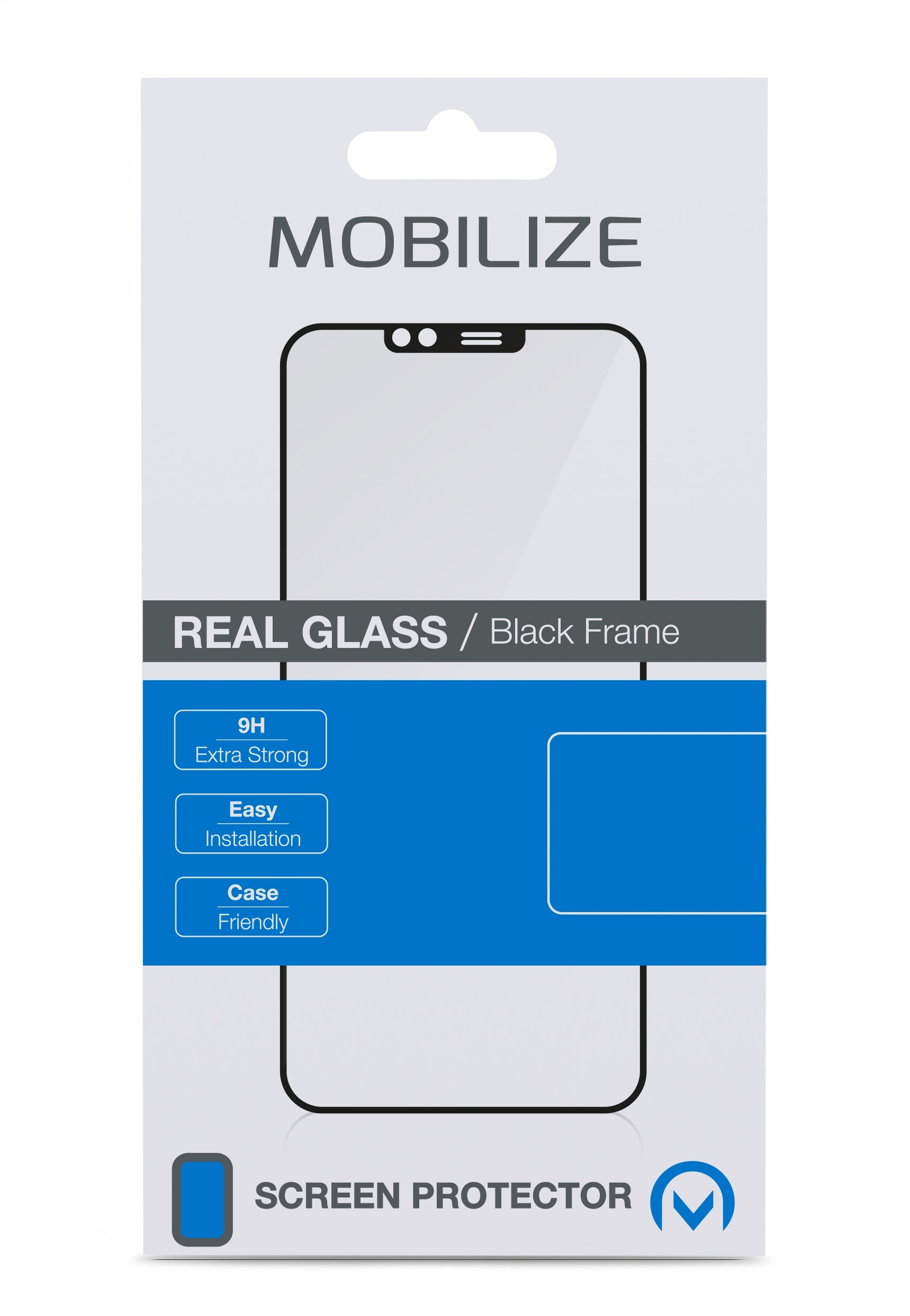 Mobilize Edge-To-Edge Glass Screen Protector Google Pixel 7 Pro Black Edge Glue