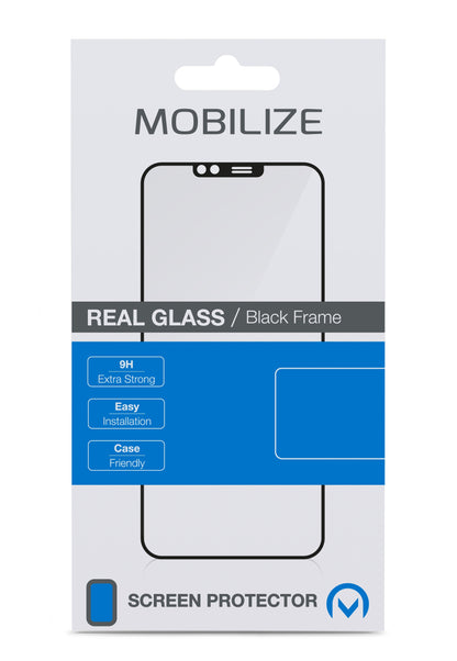 Mobilize Edge-To-Edge Glass Screen Protector Google Pixel 7 Pro Black Edge Glue