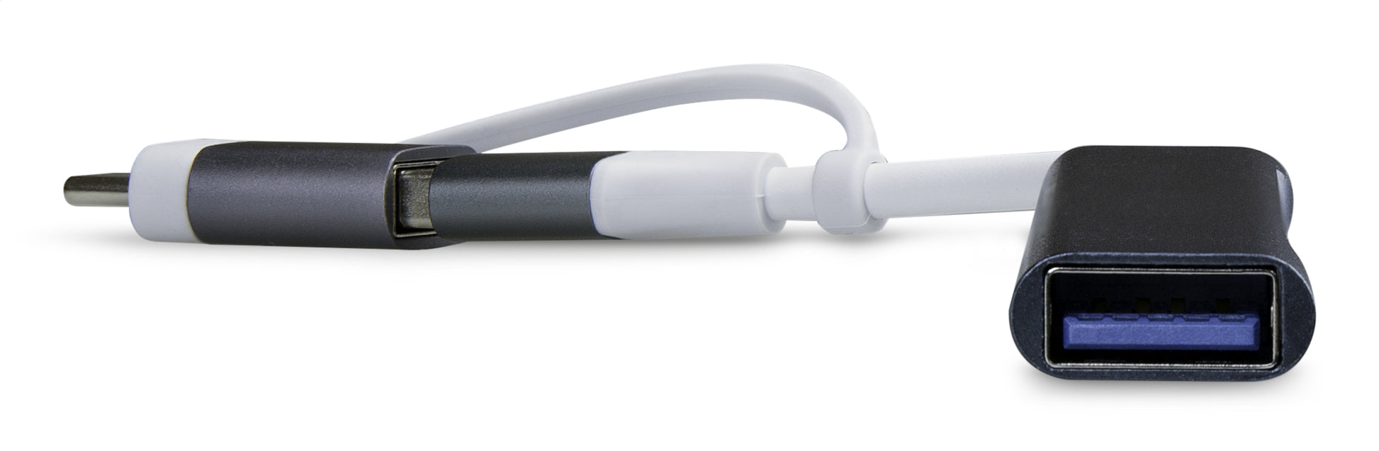 Xccess Usb-C Multi-Hub To 4 Usb Grey
