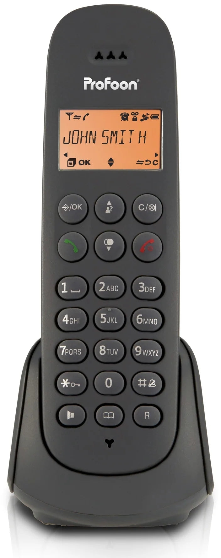 Profoon Pdx620 Profoon Duo Dect Telefoon Antraciet