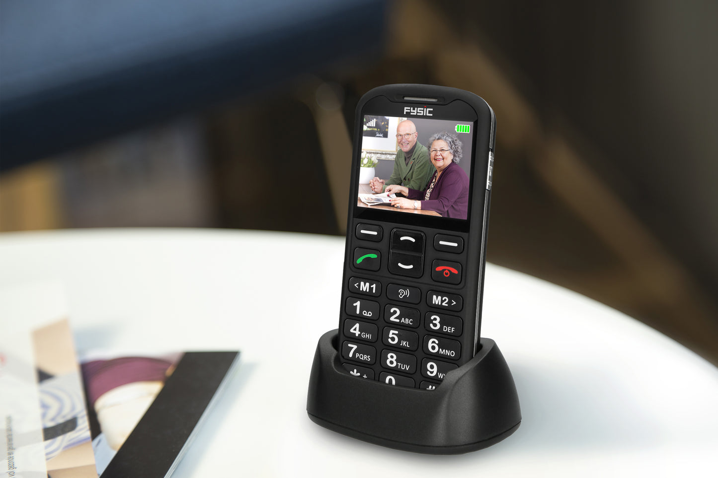 Fysic F10 Fysic Big Button Gsm 4G Black