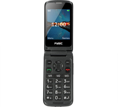 Fysic F15 Fysic Big Button Klap Gsm 4G Black