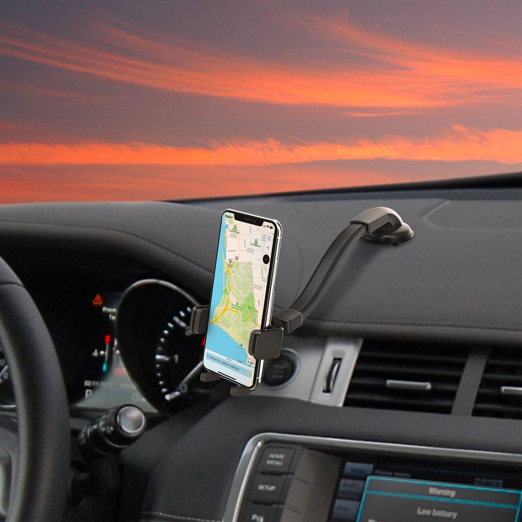 Celly Mountflexplus Universal Car Holder Black