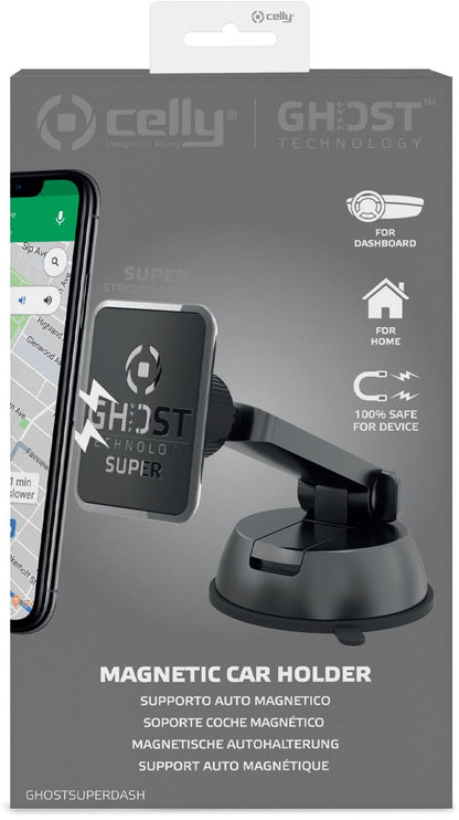 Celly Ghostsuperdash Universal Magnetic Car Holder Black