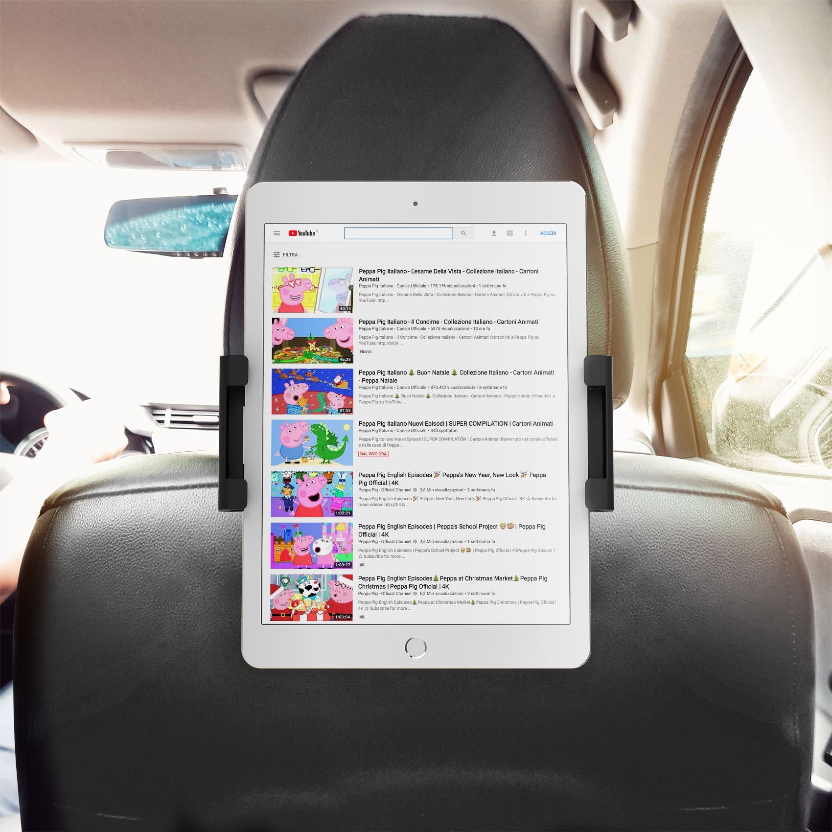 Celly Mountbacktab Universal Tablet Car Holder Black