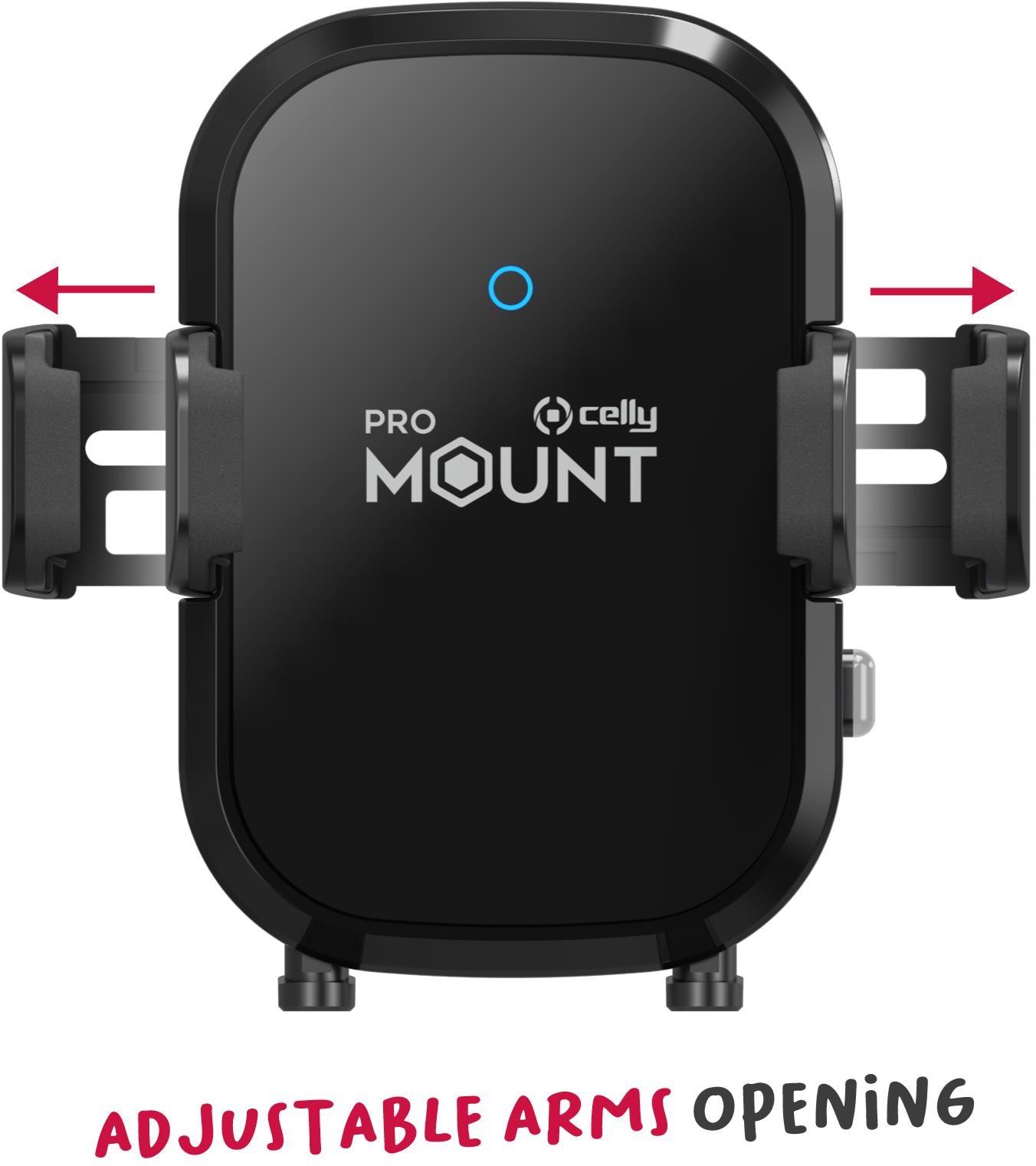 Celly Mountcharge15 Wireless Charger Car Holder 15W Black