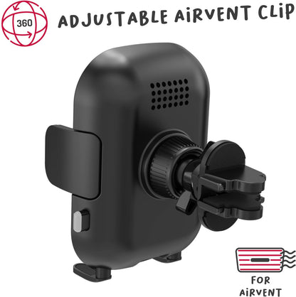Celly Mountcharge15 Wireless Charger Car Holder 15W Black
