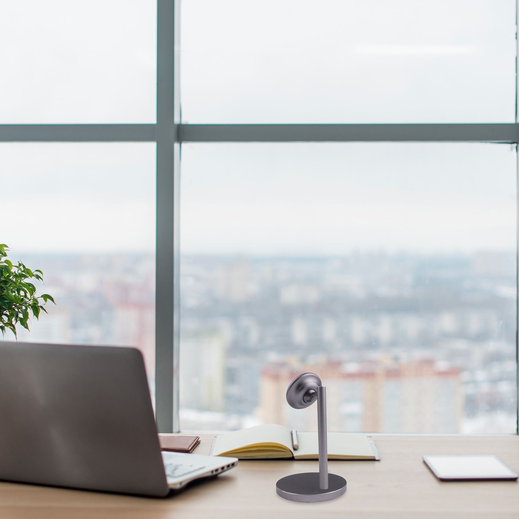 Celly Ghostdesk Universal Magnetic Desk Holder Dark Grey