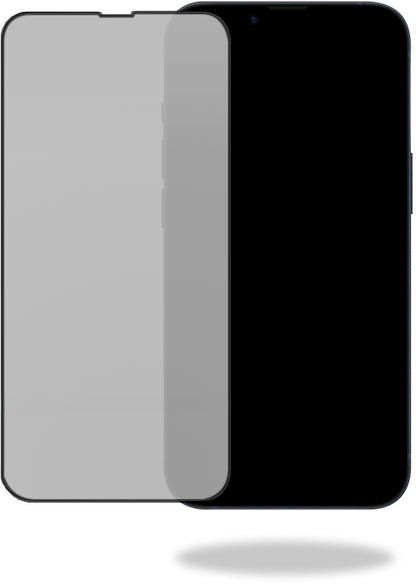 Mobilize Privacy Glass Screen Protector - Black Frame - For Apple Iphone 15 Pro