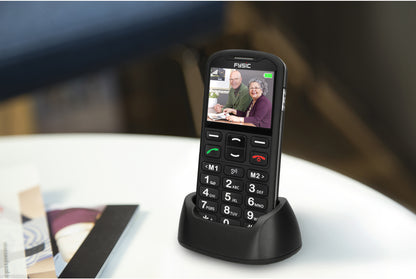 Fysic F10 Fysic Big Button Gsm 4G Black Actie Pakket 5+1 Gratis