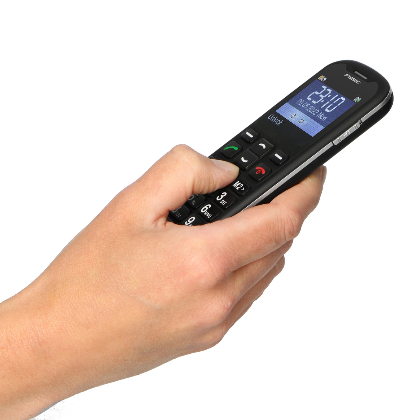 Fysic F10 Fysic Big Button Gsm 4G Black Actie Pakket 5+1 Gratis