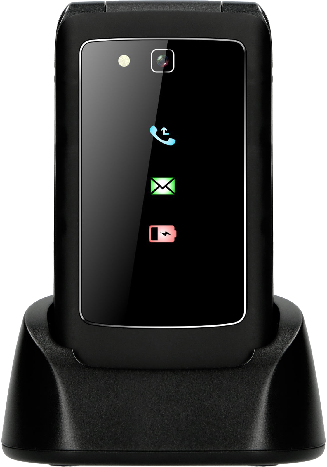 Fysic F15 Fysic Big Button Klap Gsm 4G Black Actie Pakket 5+1 Gratis