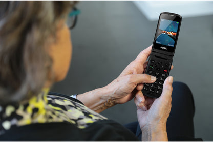 Fysic F15 Fysic Big Button Klap Gsm 4G Black Actie Pakket 5+1 Gratis