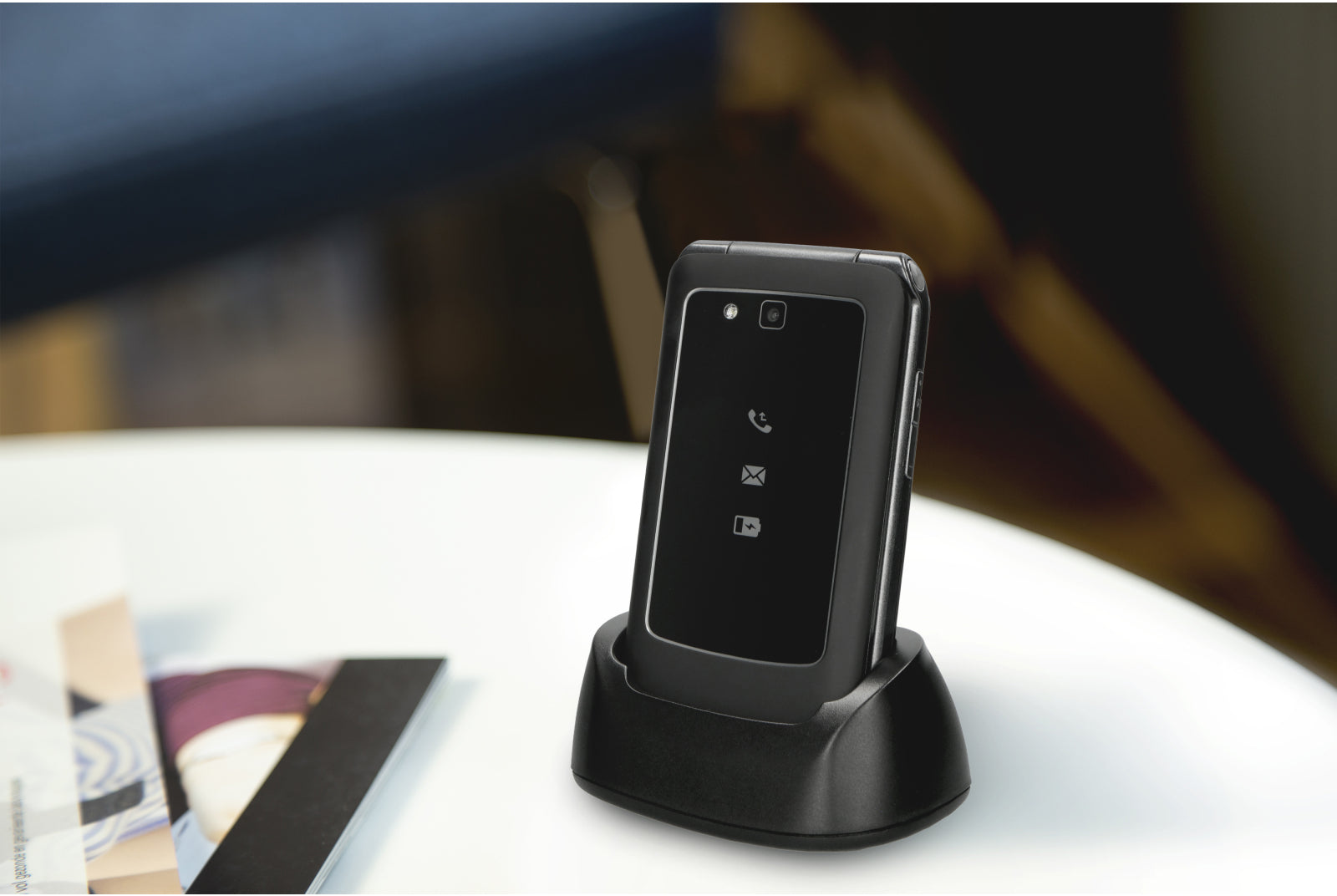Fysic F15 Fysic Big Button Klap Gsm 4G Black Actie Pakket 5+1 Gratis