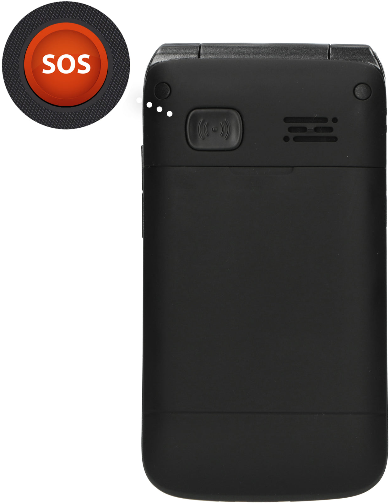 Fysic F15 Fysic Big Button Klap Gsm 4G Black Actie Pakket 5+1 Gratis