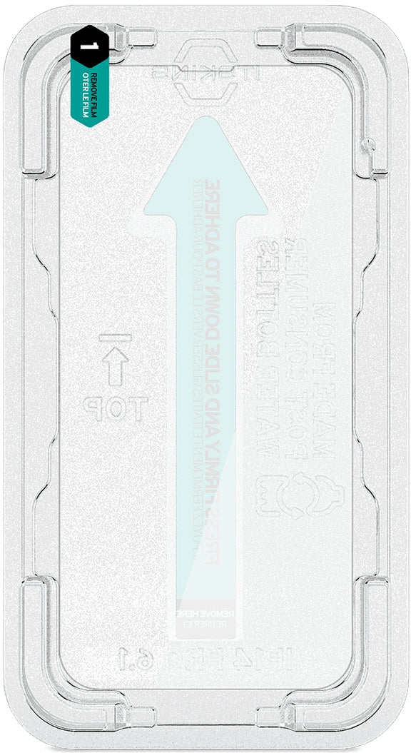 Itskins Supreme Glass Screen Protector With Alignment Tool Apple Iphone 14 Pro Clear