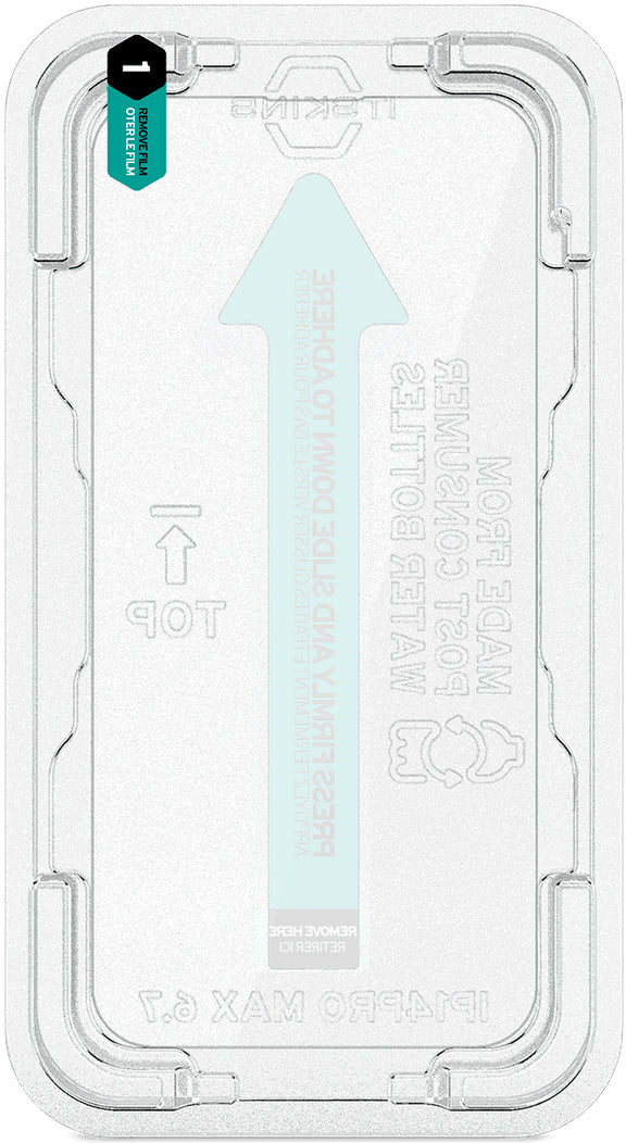 Itskins Supreme Glass Screen Protector With Alignment Tool Apple Iphone 14 Pro Max Clear