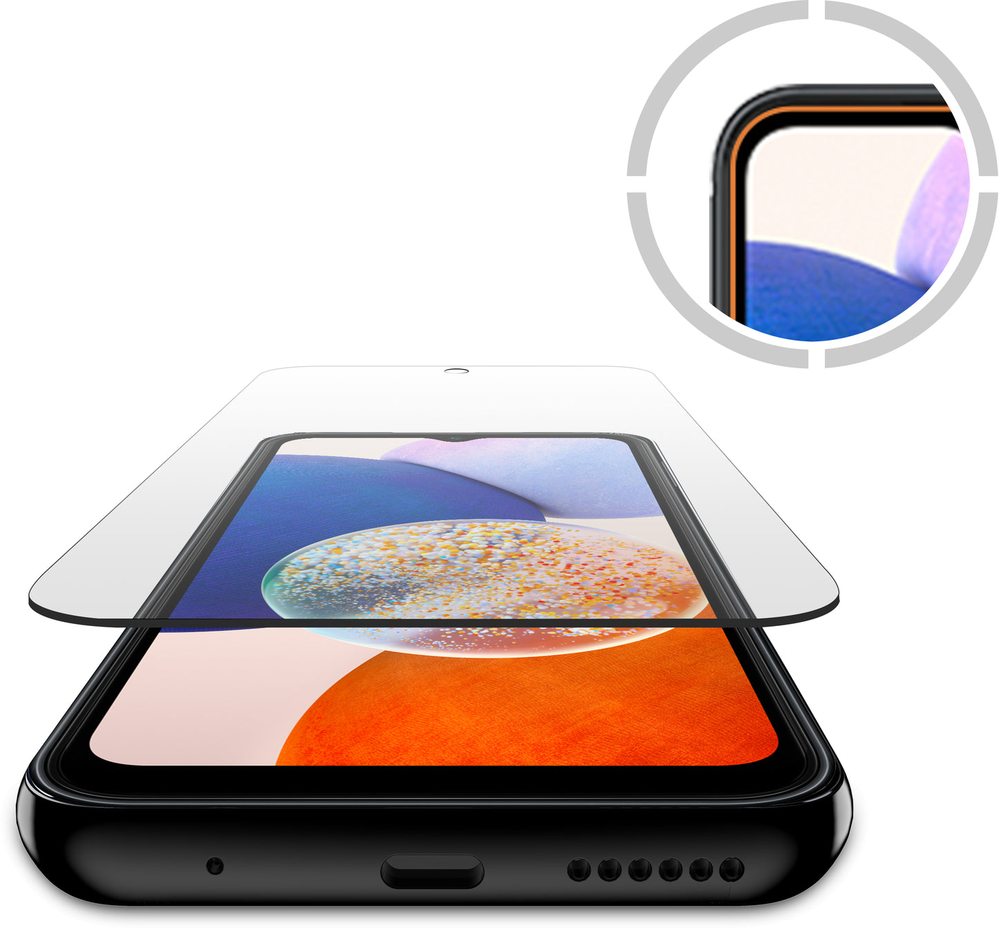 Itskins Supreme Glass Screen Protector With Alignment Tool Samsung Galaxy A14 4G/5G Clear