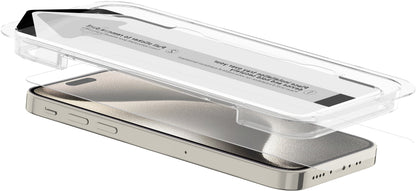 Itskins Supreme Glass Screen Protector With Alignment Tool Apple Iphone 15 Pro Clear
