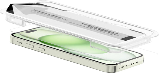 Itskins Supreme Glass Screen Protector With Alignment Tool Apple Iphone 15 Plus Clear