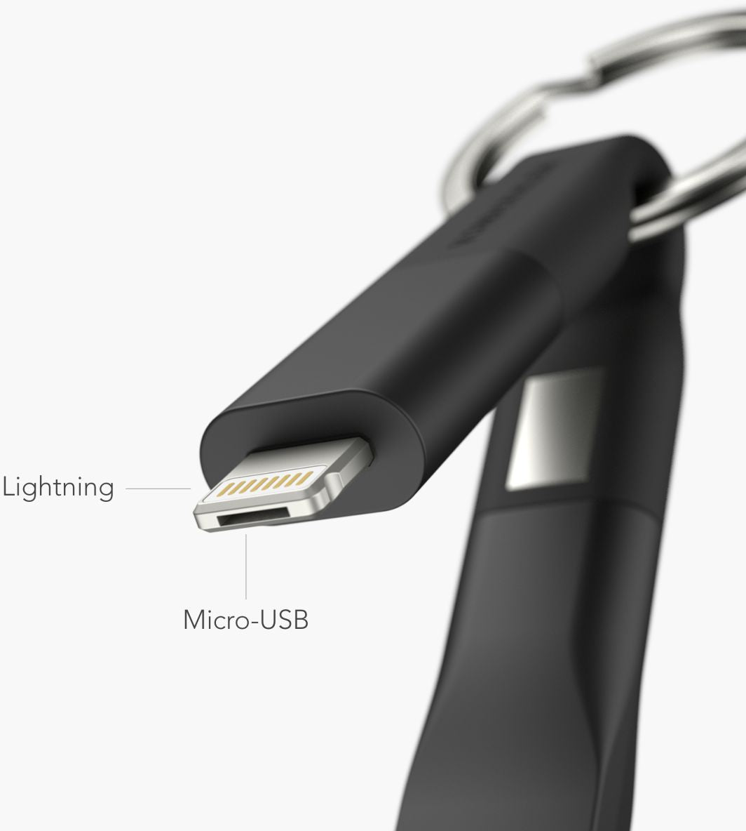 Vonmählen High Six 6In1 Fast Charging Cable Black/Silver