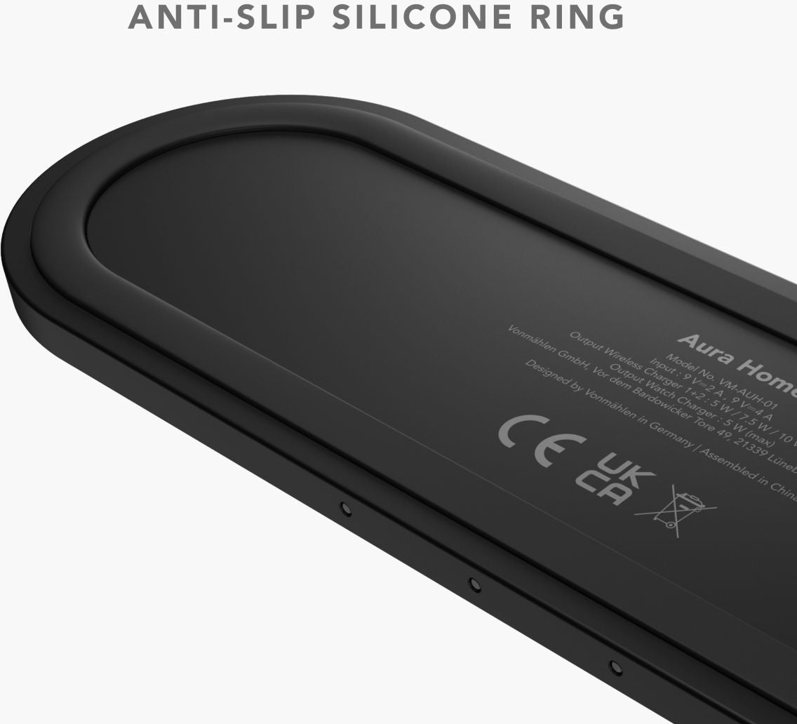 Vonmählen Aura Home 3In1 Wireless Charging Station Black