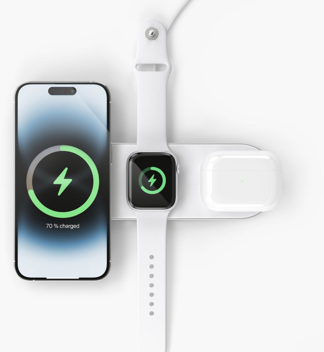 Vonmählen Aura Home 3In1 Wireless Charging Station White