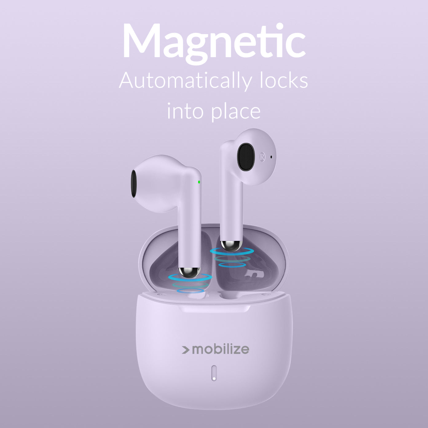 Mobilize Tws Earbuds Pastel Purple