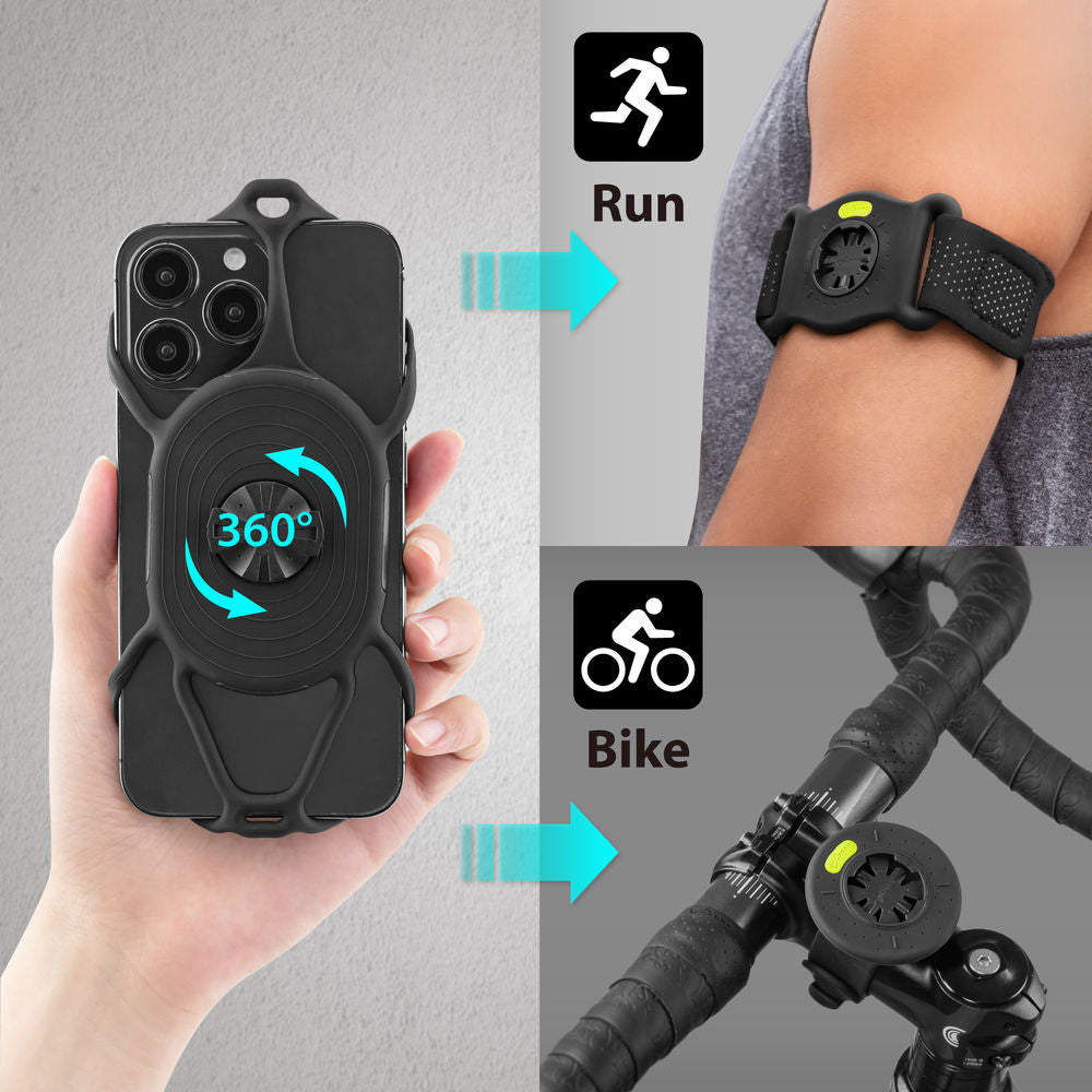 Bone Run+Bike Tie Connect Kit 2 Black