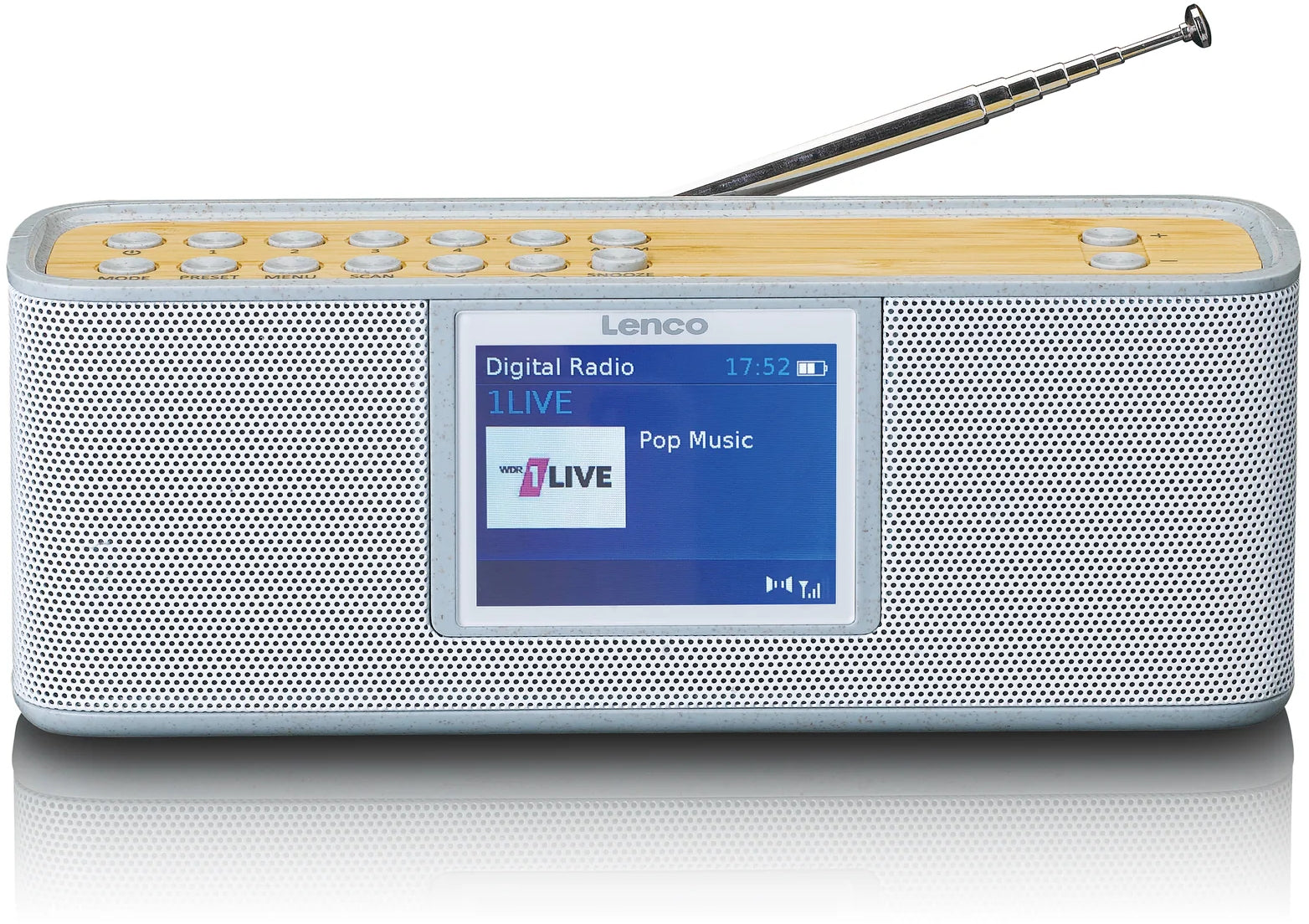 Lenco Pdr-046Gy Lenco Portable Eco Dab+ Bluetooth Radio Grey