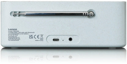 Lenco Pdr-046Gy Lenco Portable Eco Dab+ Bluetooth Radio Grey
