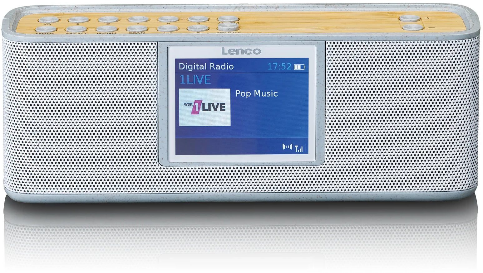 Lenco Pdr-046Gy Lenco Portable Eco Dab+ Bluetooth Radio Grey