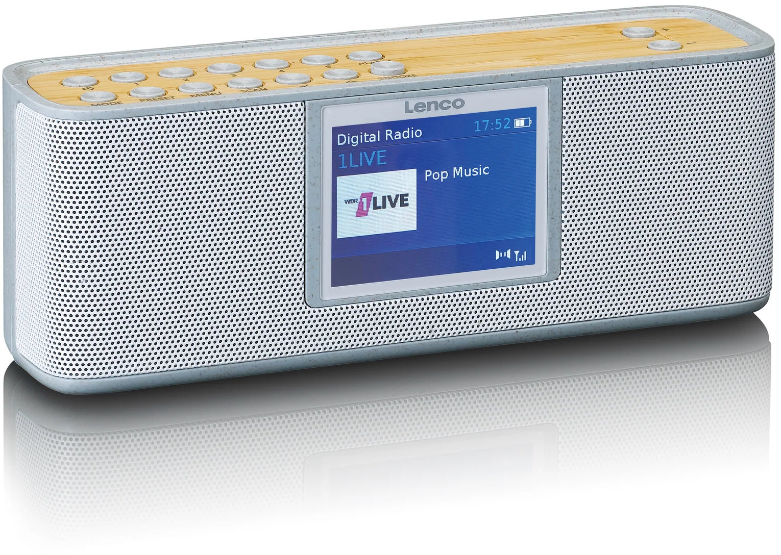 Lenco Pdr-046Gy Lenco Portable Eco Dab+ Bluetooth Radio Grey