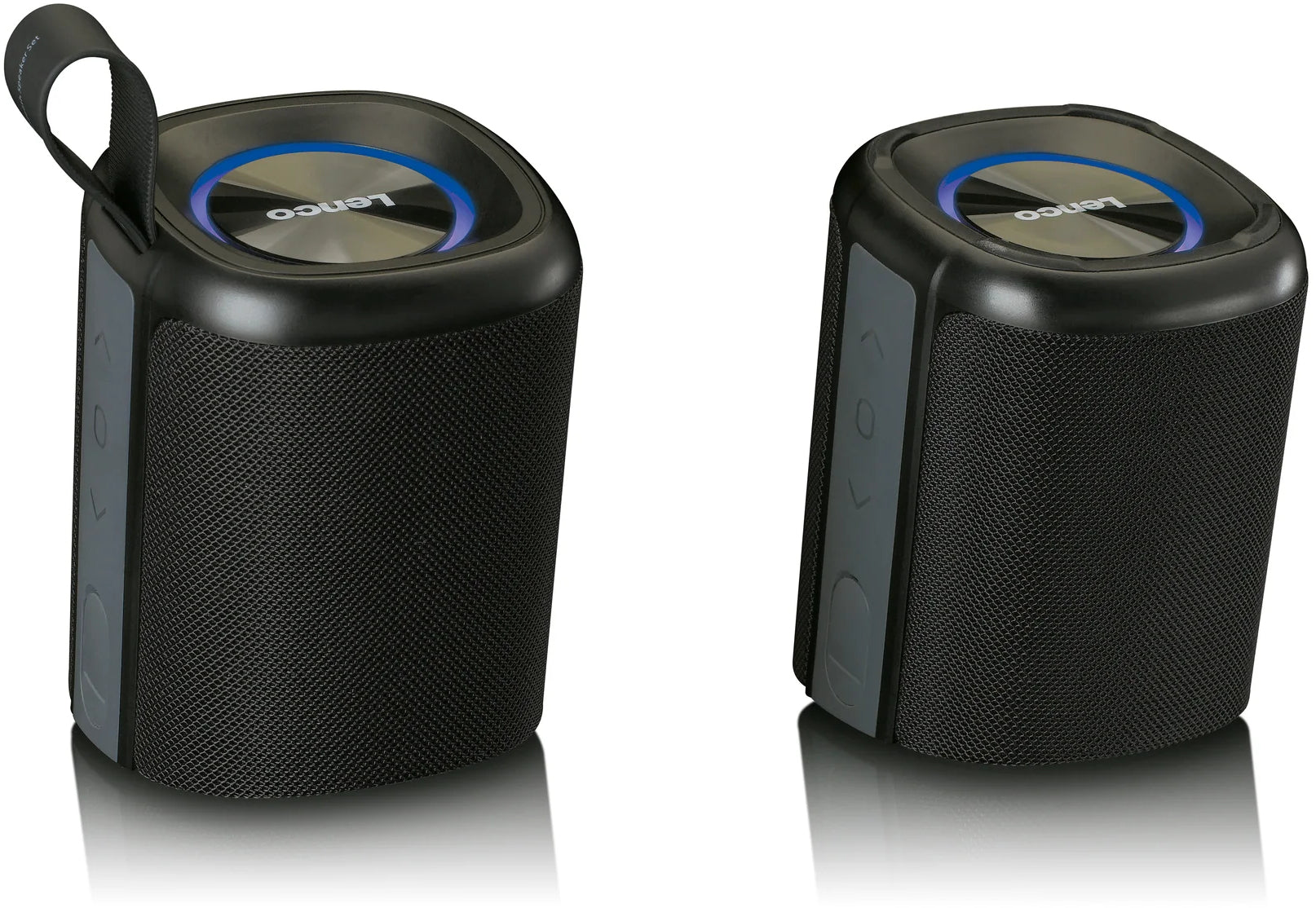 Lenco Btp-400Bk Lenco 2-In-1 Stereo Bluetooth Speaker Black