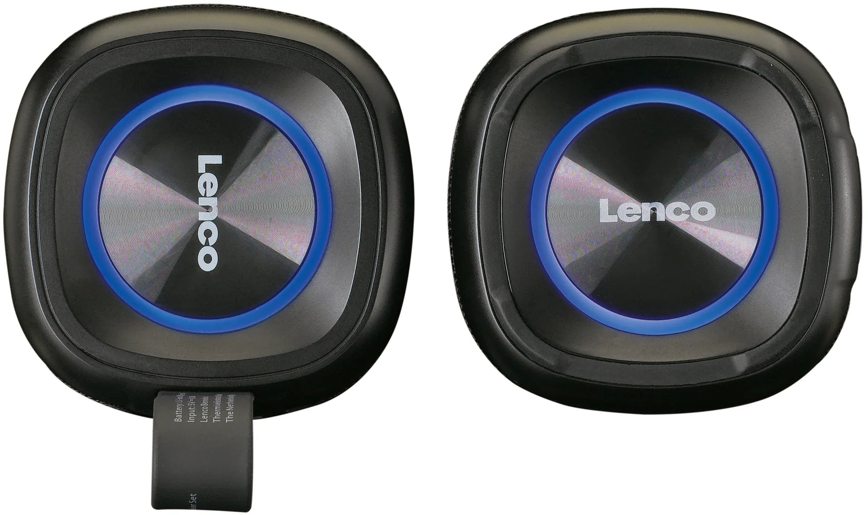 Lenco Btp-400Bk Lenco 2-In-1 Stereo Bluetooth Speaker Black