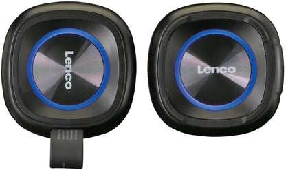Lenco Btp-400Bk Lenco 2-In-1 Stereo Bluetooth Speaker Black