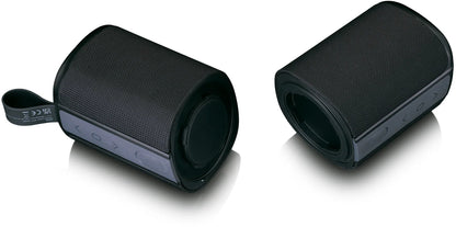 Lenco Btp-400Bk Lenco 2-In-1 Stereo Bluetooth Speaker Black