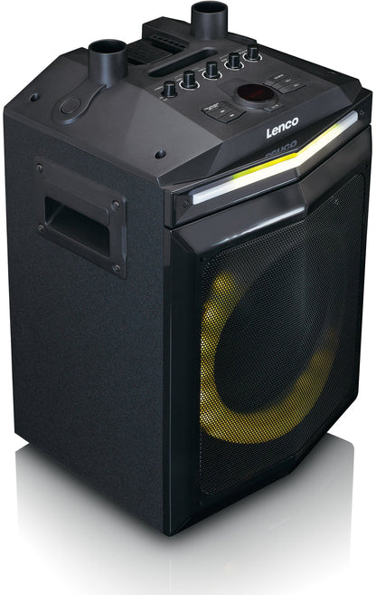 Lenco Pa-220Bk Lenco Bluetooth Party Speaker + Remote + 2 Microphones Black