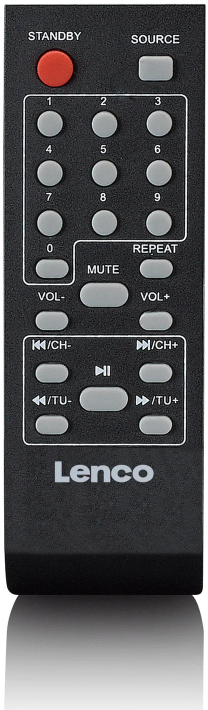 Lenco Pa-220Bk Lenco Bluetooth Party Speaker + Remote + 2 Microphones Black