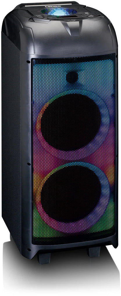 Lenco Pa-260Bk Lenco Bluetooth Party Speaker + Remote + 2 Microphones Black