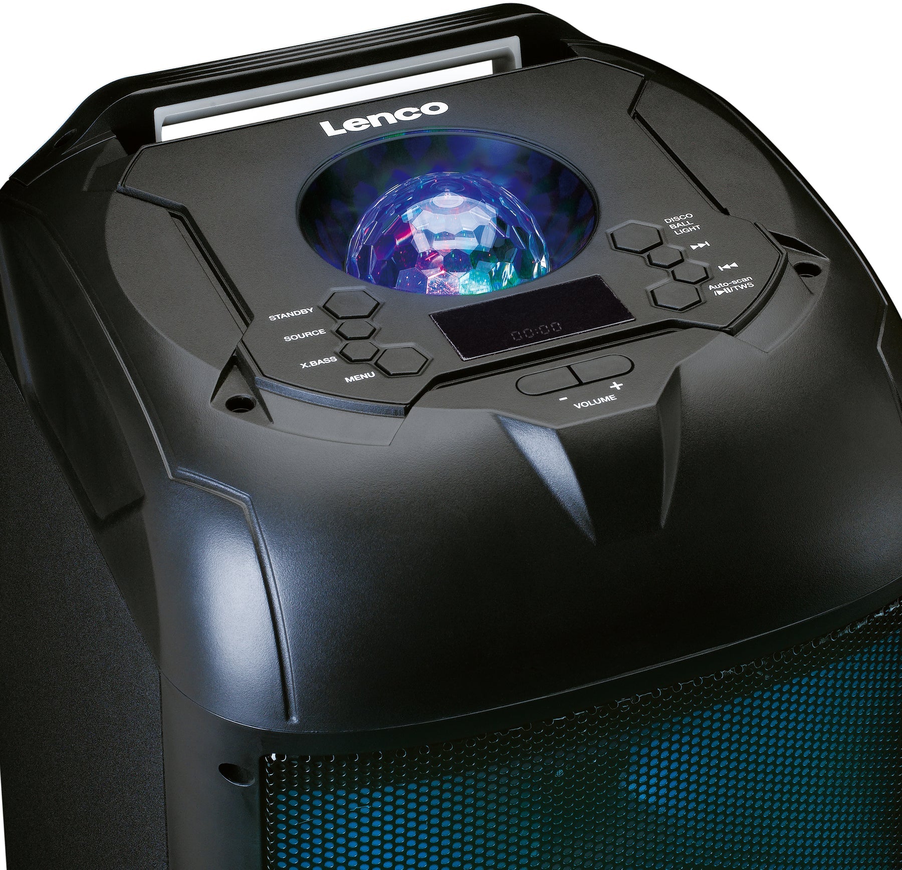 Lenco Pa-260Bk Lenco Bluetooth Party Speaker + Remote + 2 Microphones Black