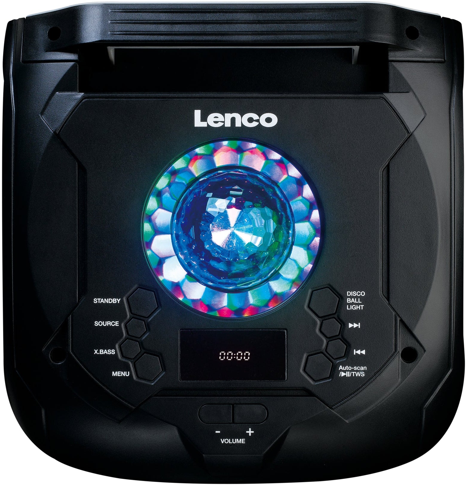 Lenco Pa-260Bk Lenco Bluetooth Party Speaker + Remote + 2 Microphones Black