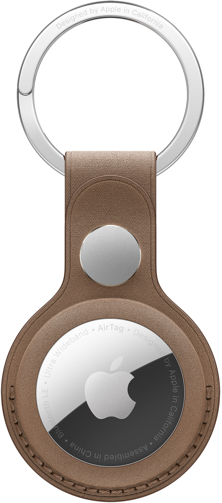 Apple Mt2L3Zm/A Apple Airtag Finewoven Key Ring Taupe