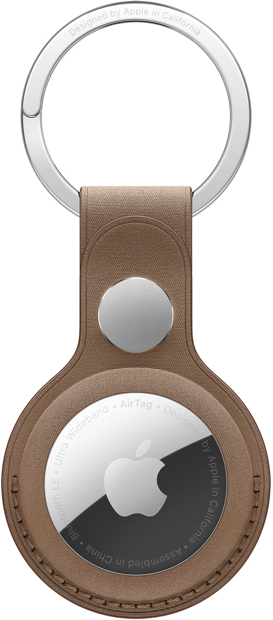 Apple Mt2L3Zm/A Apple Airtag Finewoven Key Ring Taupe