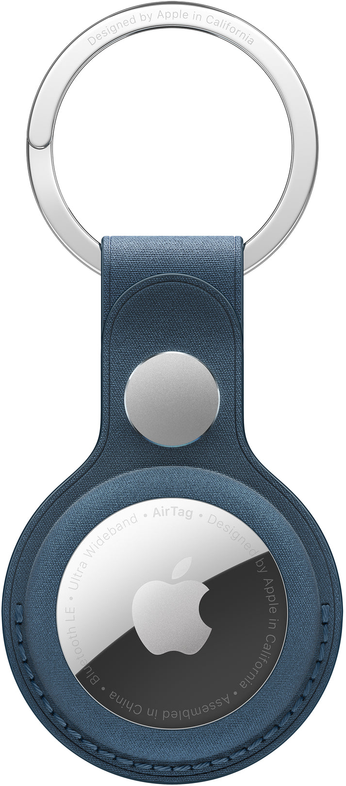 Apple Mt2K3Zm/A Apple Airtag Finewoven Key Ring Pacific Blue