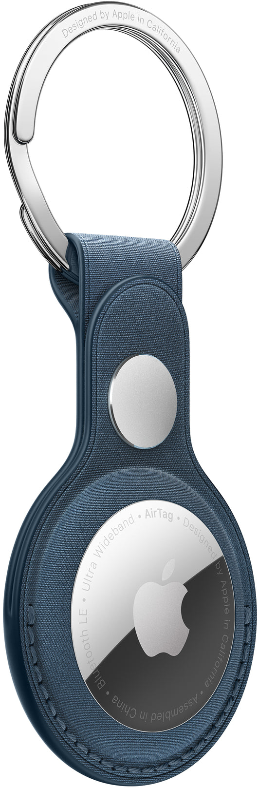 Apple Mt2K3Zm/A Apple Airtag Finewoven Key Ring Pacific Blue