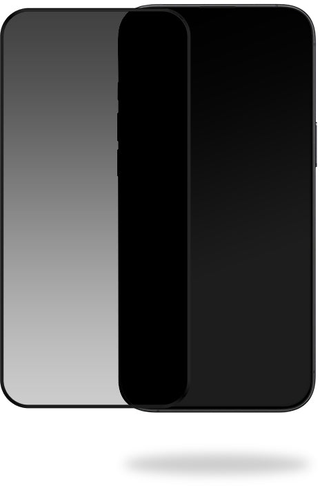 Mobilize Privacy Glass Screen Protector - Black Frame - For Apple Iphone 15/16