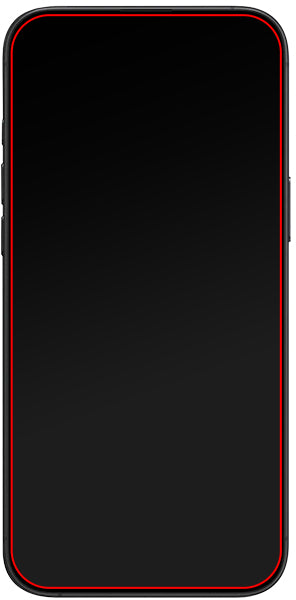 Mobilize Privacy Glass Screen Protector - Black Frame - For Apple Iphone 15/16