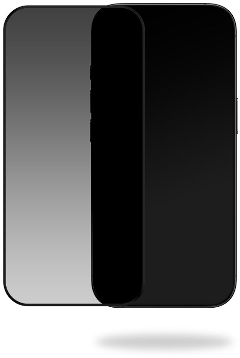 Mobilize Privacy Glass Screen Protector - Black Frame - For Apple Iphone 16 Pro